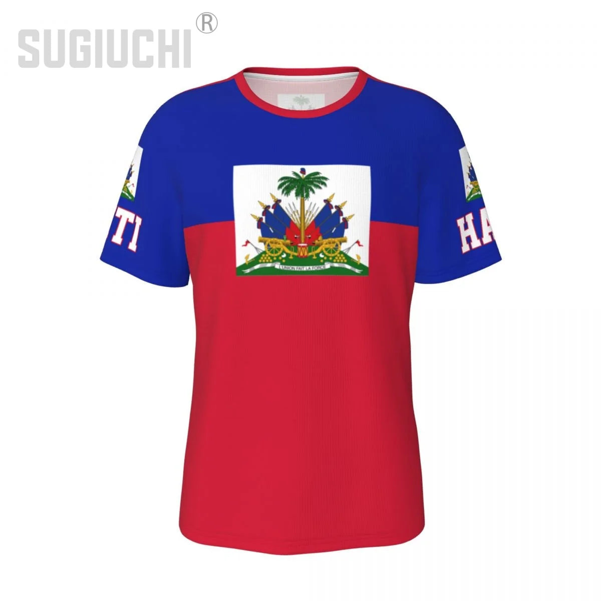 Unisex Nation T-shirt Haiti Flag Haitian T-shirts For Men Women Soccer Football Fans Gifts Custom clothes tee