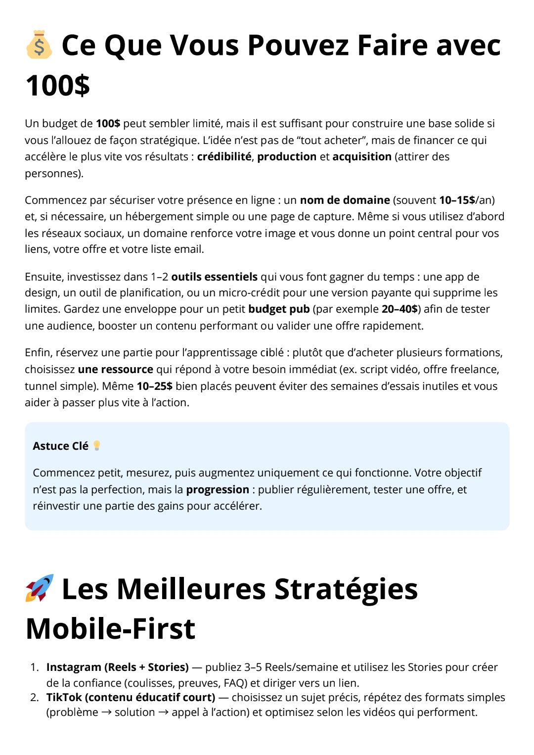 Marketing digital pour les débutants