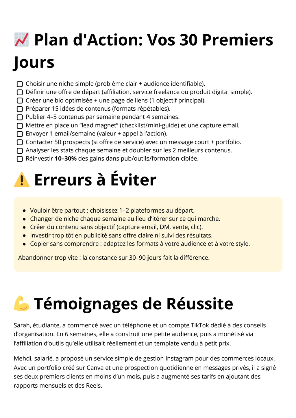 Marketing digital pour les débutants