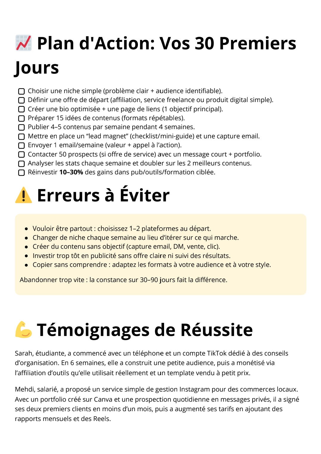 Marketing digital pour les débutants