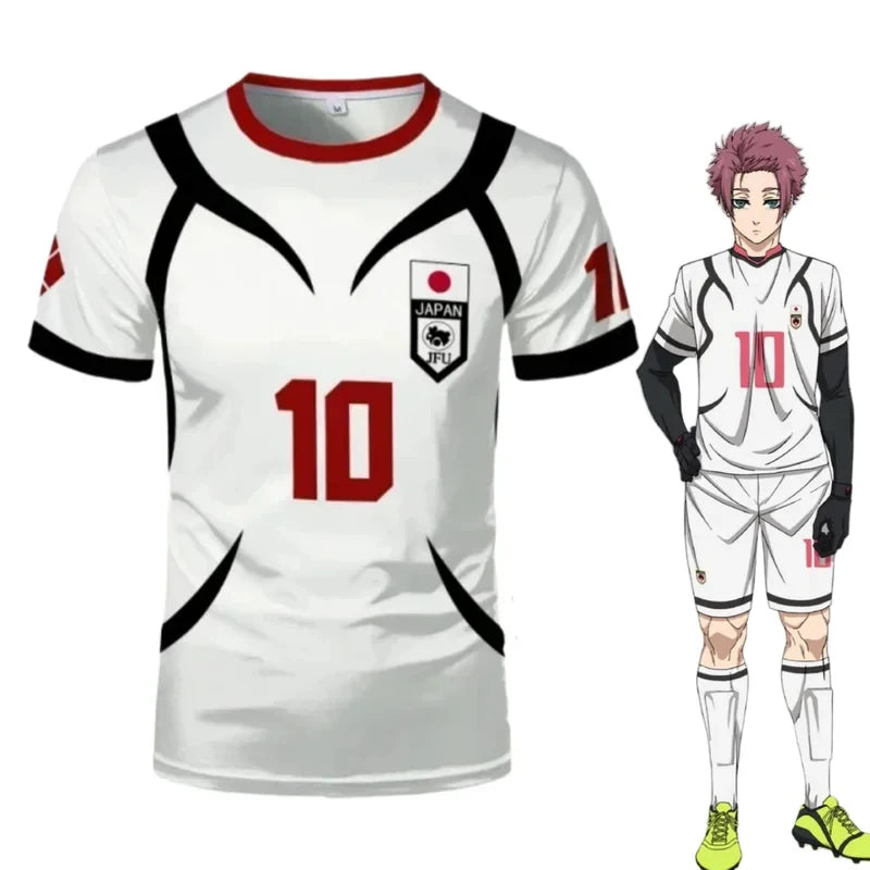 Maillot Anime Sae Itoshi - Blue Lock Jersey #10 Impression 3D 2026